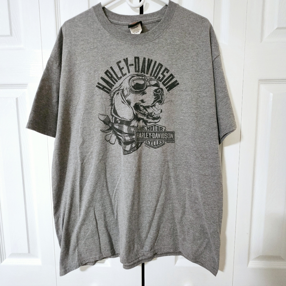Harley Davidson Light Gray Short Sleeve Tee